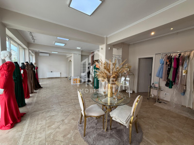 Spațiu comercial de închiriat – Zona Cetate, vitrină 12 m, 60 mp utili.