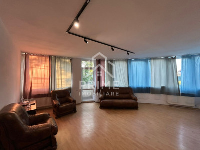 DE INCHIRIAT: Apartament 3 camere, 100 mp - zona CENTRAL; ocupabil acum.